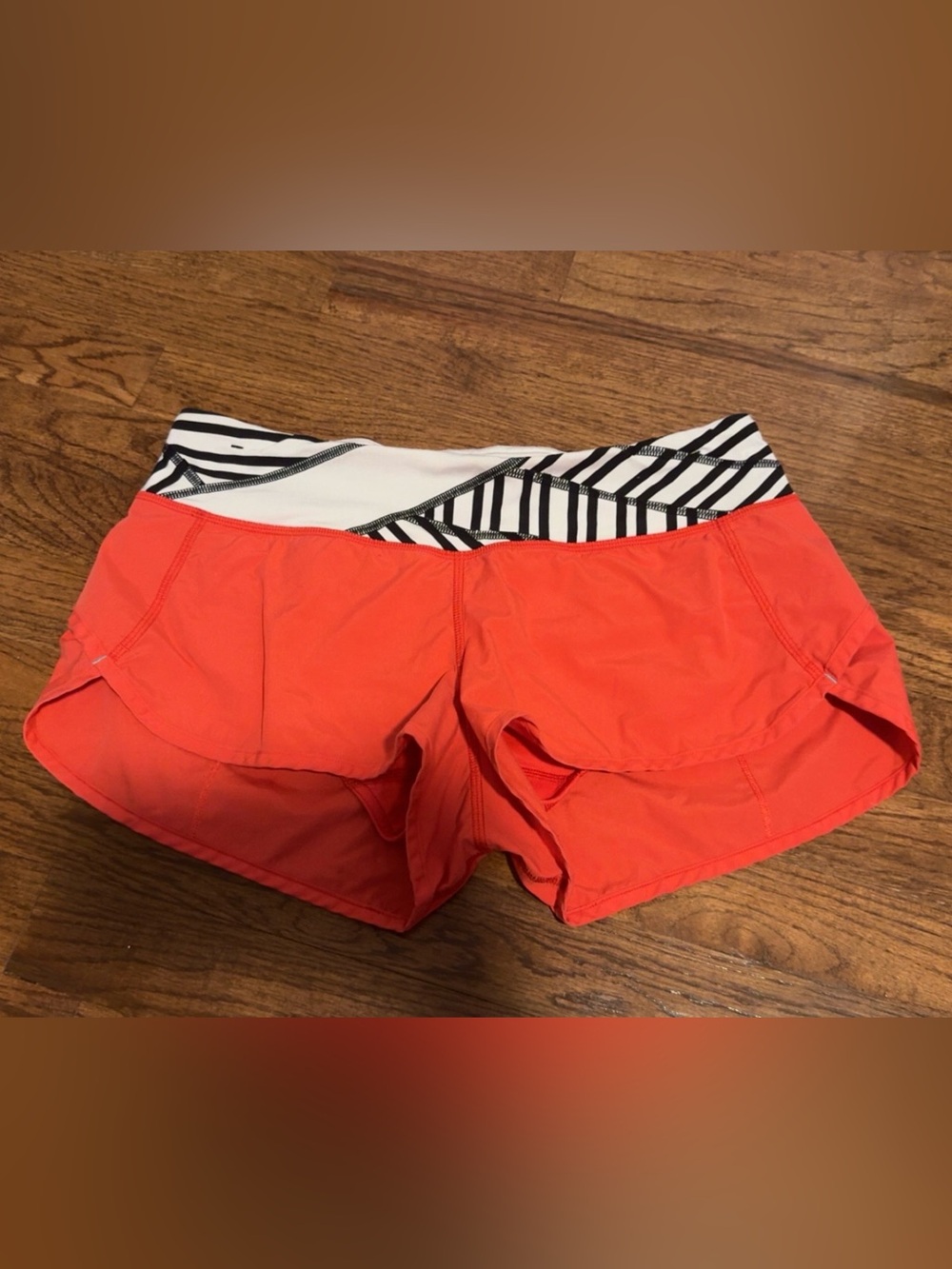 Lululemon Athletica Red Speed Up Shorts
